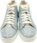 Christian Louboutin Pre-owned Leather sneakers Blue Heren - Thumbnail 2