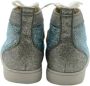 Christian Louboutin Pre-owned Leather sneakers Blue Heren - Thumbnail 4