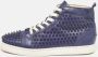 Christian Louboutin Pre-owned Leather sneakers Blue Heren - Thumbnail 2