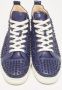 Christian Louboutin Pre-owned Leather sneakers Blue Heren - Thumbnail 3