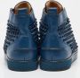 Christian Louboutin Pre-owned Leather sneakers Blue Heren - Thumbnail 4