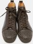 Christian Louboutin Pre-owned Leather sneakers Brown Heren - Thumbnail 3