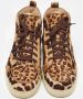 Christian Louboutin Pre-owned Leather sneakers Brown Heren - Thumbnail 2