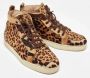 Christian Louboutin Pre-owned Leather sneakers Brown Heren - Thumbnail 3