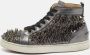 Christian Louboutin Pre-owned Leather sneakers Gray Dames - Thumbnail 2