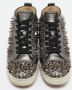 Christian Louboutin Pre-owned Leather sneakers Gray Dames - Thumbnail 3