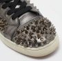 Christian Louboutin Pre-owned Leather sneakers Gray Dames - Thumbnail 7