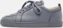 Christian Louboutin Pre-owned Leather sneakers Gray Heren - Thumbnail 2