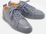 Christian Louboutin Pre-owned Leather sneakers Gray Heren - Thumbnail 4