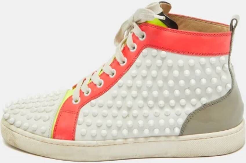 Christian Louboutin Pre-owned Leather sneakers Multicolor Dames