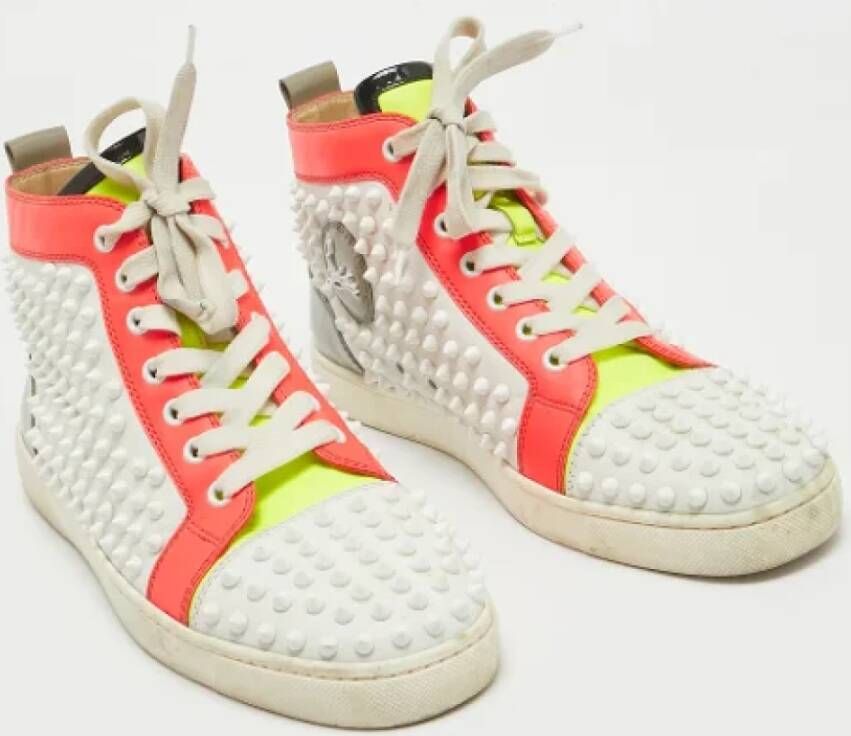 Christian Louboutin Pre-owned Leather sneakers Multicolor Dames