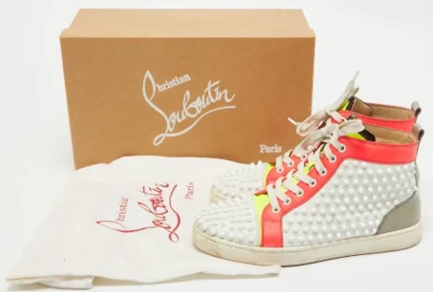 Christian Louboutin Pre-owned Leather sneakers Multicolor Dames