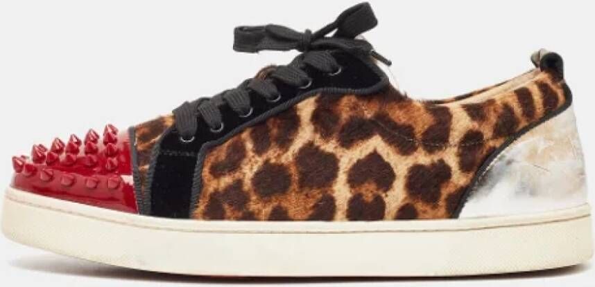 Christian Louboutin Pre-owned Leather sneakers Multicolor Dames