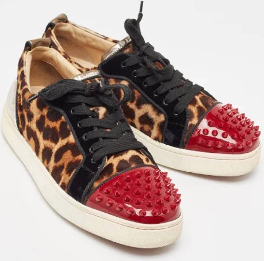 Christian Louboutin Pre-owned Leather sneakers Multicolor Dames