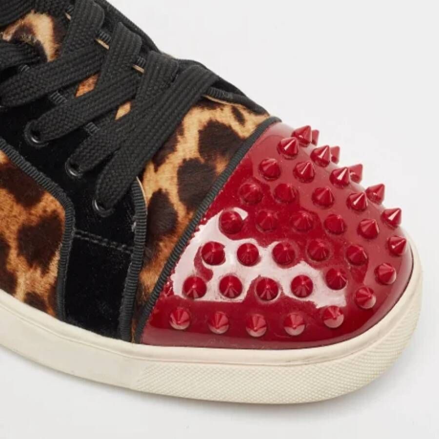 Christian Louboutin Pre-owned Leather sneakers Multicolor Dames