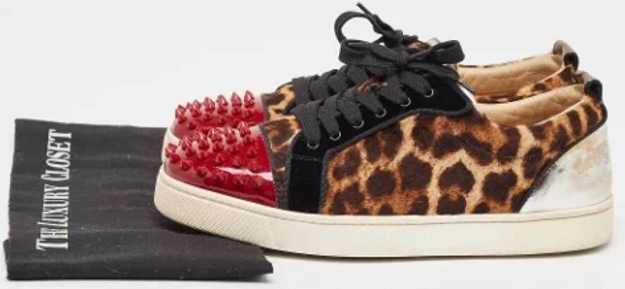 Christian Louboutin Pre-owned Leather sneakers Multicolor Dames