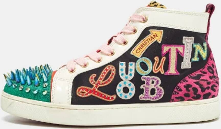 Christian Louboutin Pre-owned Leather sneakers Multicolor Dames