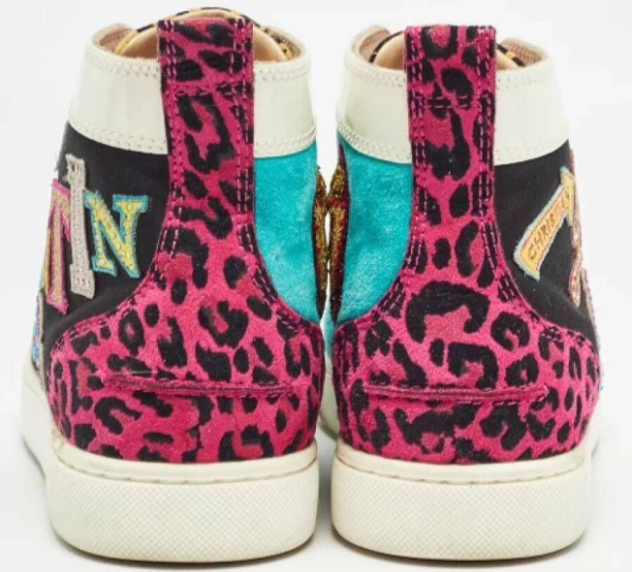 Christian Louboutin Pre-owned Leather sneakers Multicolor Dames