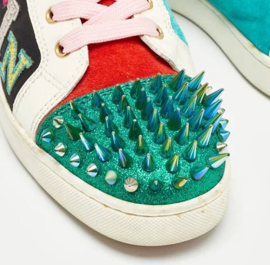 Christian Louboutin Pre-owned Leather sneakers Multicolor Dames