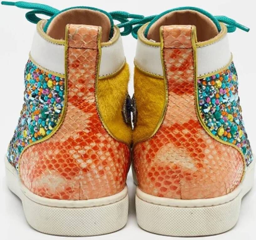 Christian Louboutin Pre-owned Leather sneakers Multicolor Dames