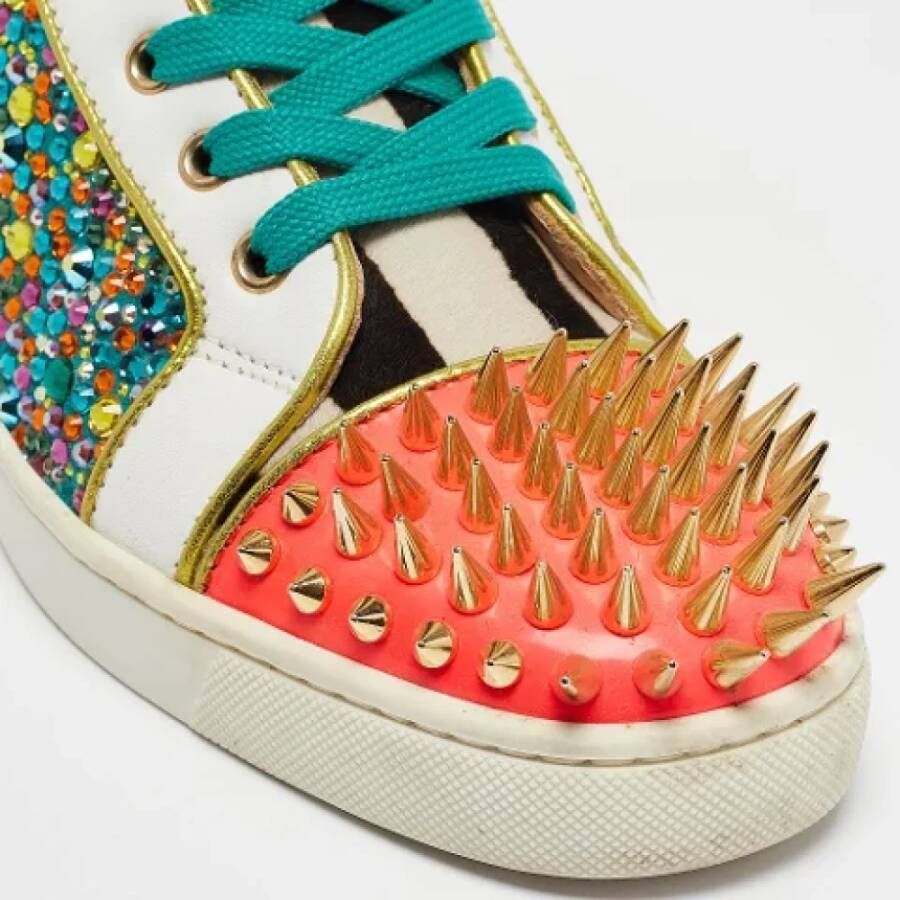 Christian Louboutin Pre-owned Leather sneakers Multicolor Dames