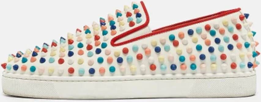 Christian Louboutin Pre-owned Leather sneakers Multicolor Dames