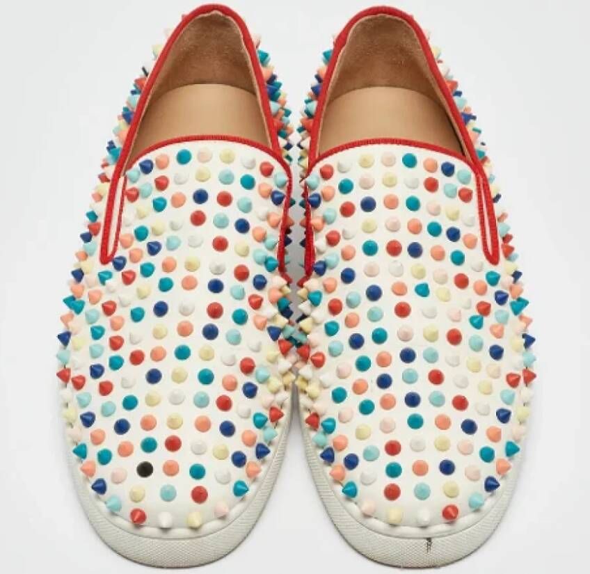 Christian Louboutin Pre-owned Leather sneakers Multicolor Dames