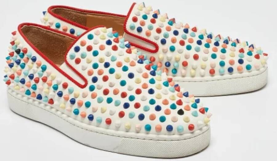 Christian Louboutin Pre-owned Leather sneakers Multicolor Dames