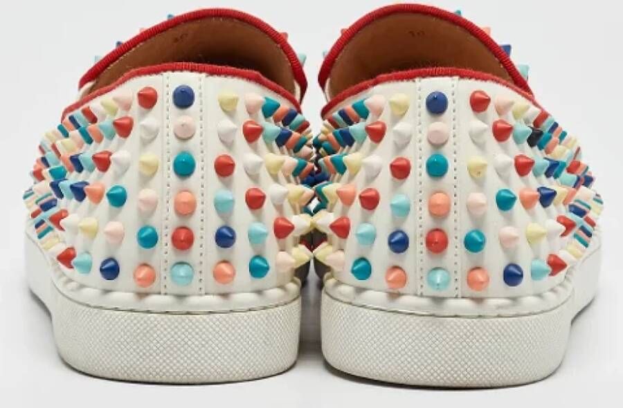 Christian Louboutin Pre-owned Leather sneakers Multicolor Dames