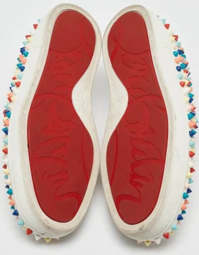 Christian Louboutin Pre-owned Leather sneakers Multicolor Dames