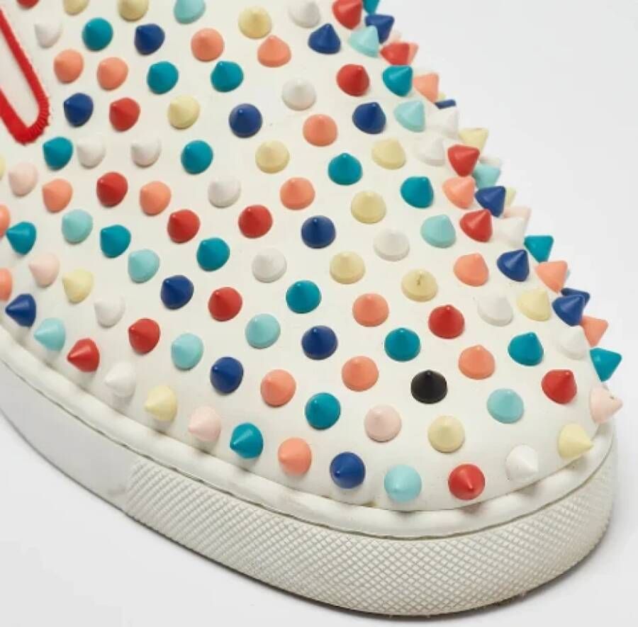 Christian Louboutin Pre-owned Leather sneakers Multicolor Dames