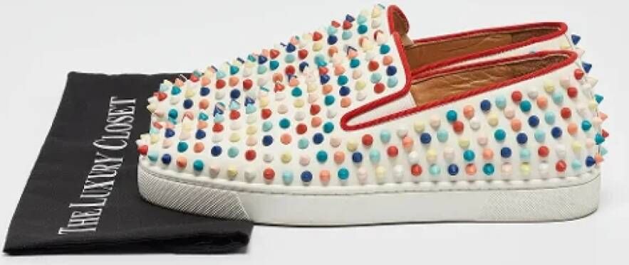 Christian Louboutin Pre-owned Leather sneakers Multicolor Dames