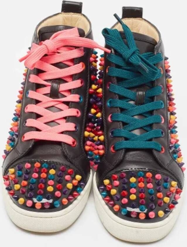 Christian Louboutin Pre-owned Leather sneakers Multicolor Dames