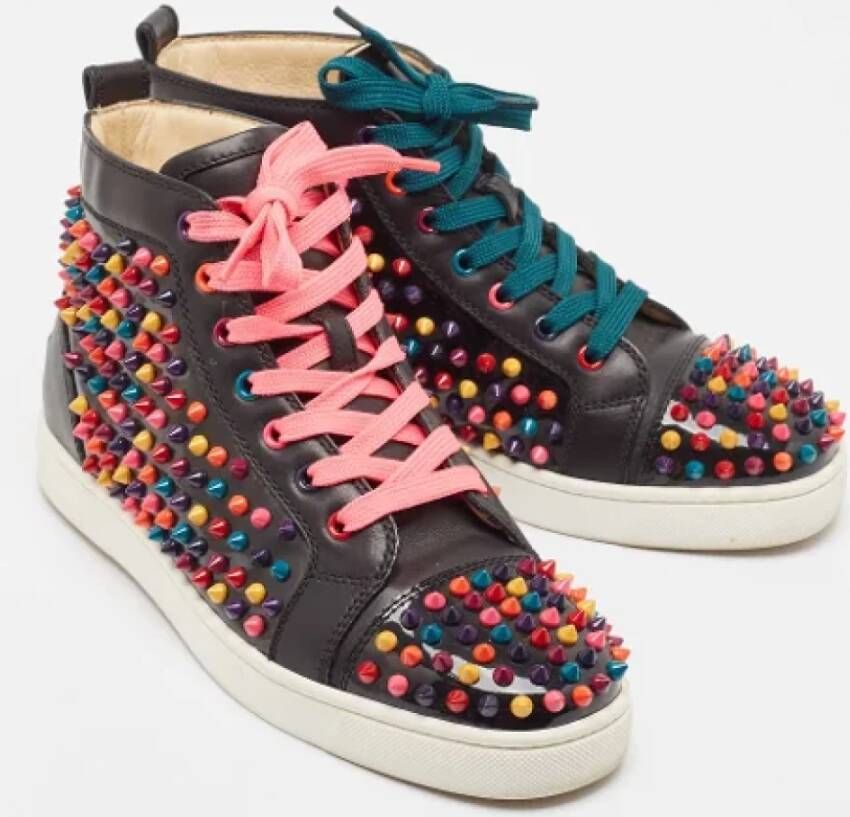 Christian Louboutin Pre-owned Leather sneakers Multicolor Dames