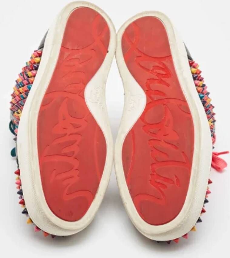 Christian Louboutin Pre-owned Leather sneakers Multicolor Dames