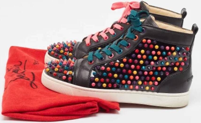 Christian Louboutin Pre-owned Leather sneakers Multicolor Dames