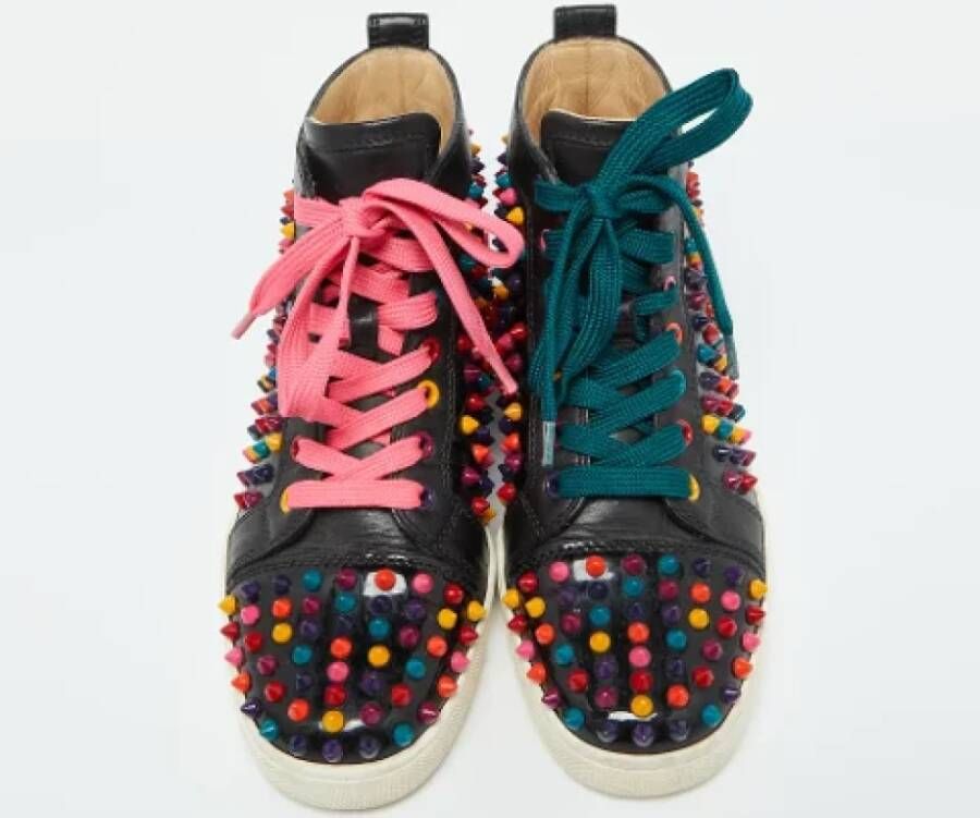 Christian Louboutin Pre-owned Leather sneakers Multicolor Dames