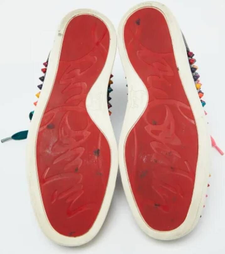 Christian Louboutin Pre-owned Leather sneakers Multicolor Dames