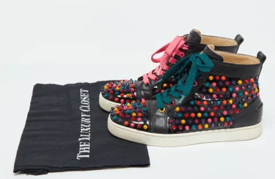 Christian Louboutin Pre-owned Leather sneakers Multicolor Dames