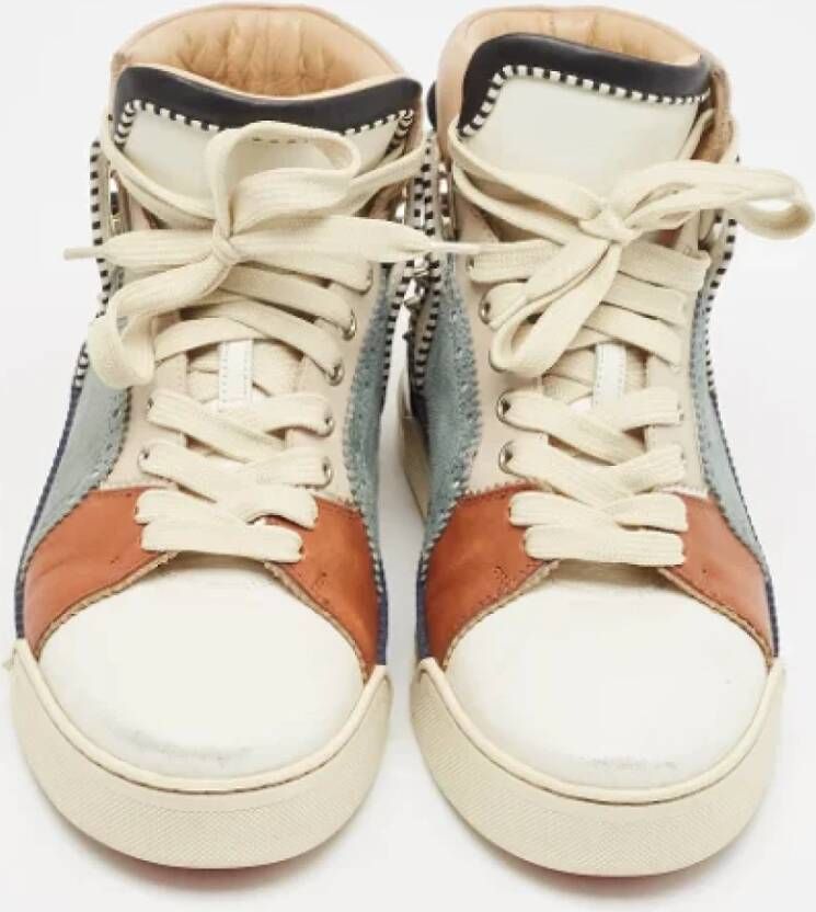 Christian Louboutin Pre-owned Leather sneakers Multicolor Dames