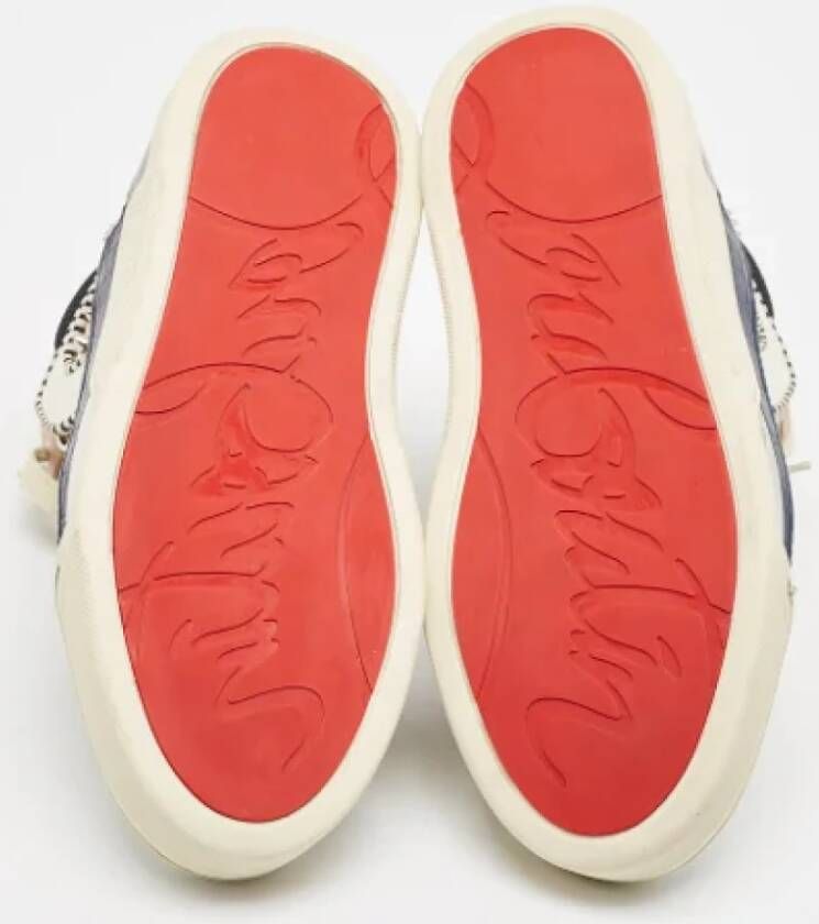 Christian Louboutin Pre-owned Leather sneakers Multicolor Dames