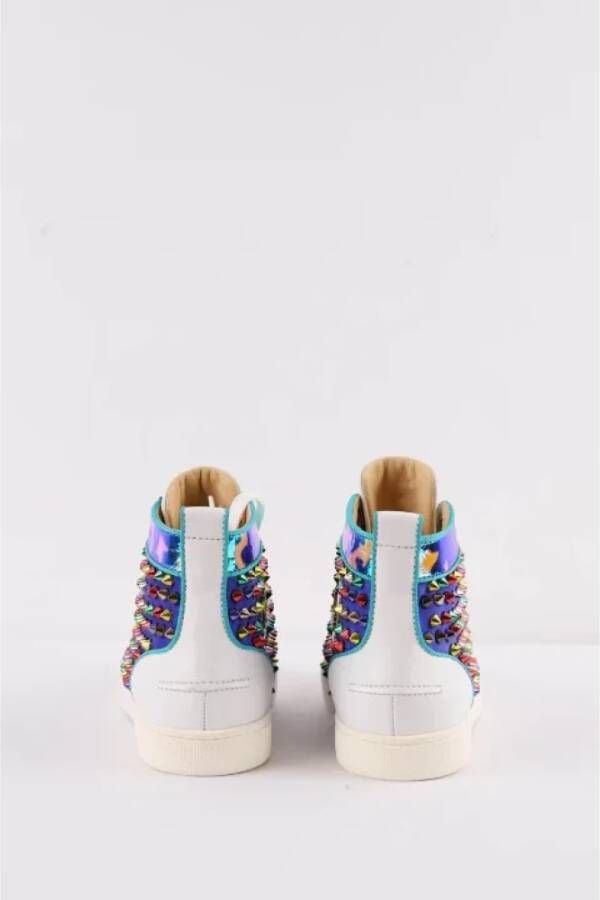 Christian Louboutin Pre-owned Leather sneakers Multicolor Dames