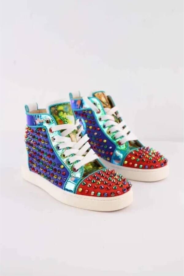 Christian Louboutin Pre-owned Leather sneakers Multicolor Dames