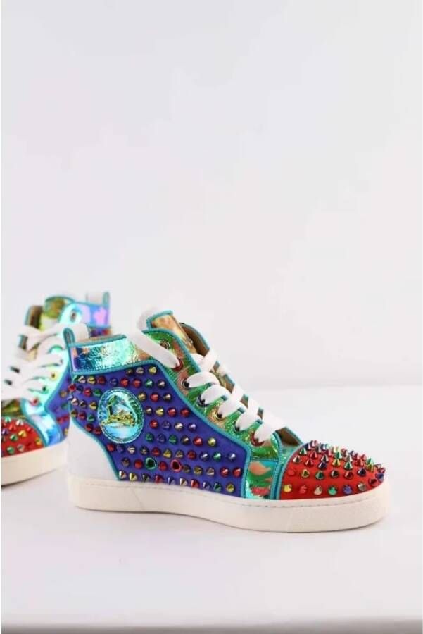 Christian Louboutin Pre-owned Leather sneakers Multicolor Dames