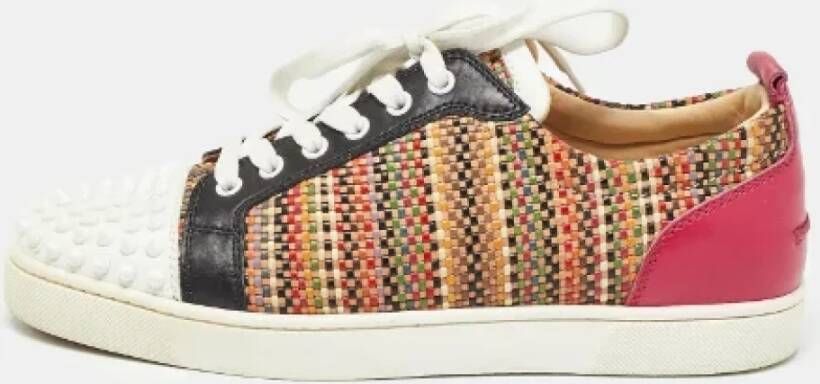 Christian Louboutin Pre-owned Leather sneakers Multicolor Heren