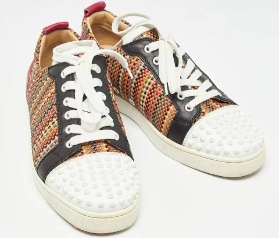 Christian Louboutin Pre-owned Leather sneakers Multicolor Heren