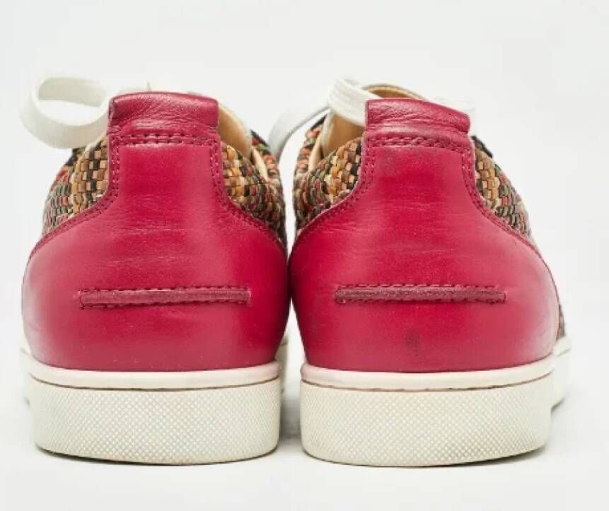 Christian Louboutin Pre-owned Leather sneakers Multicolor Heren