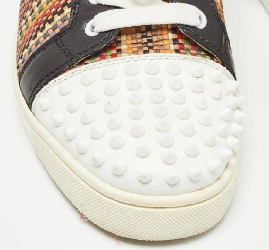 Christian Louboutin Pre-owned Leather sneakers Multicolor Heren