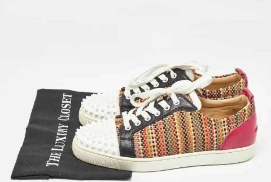 Christian Louboutin Pre-owned Leather sneakers Multicolor Heren