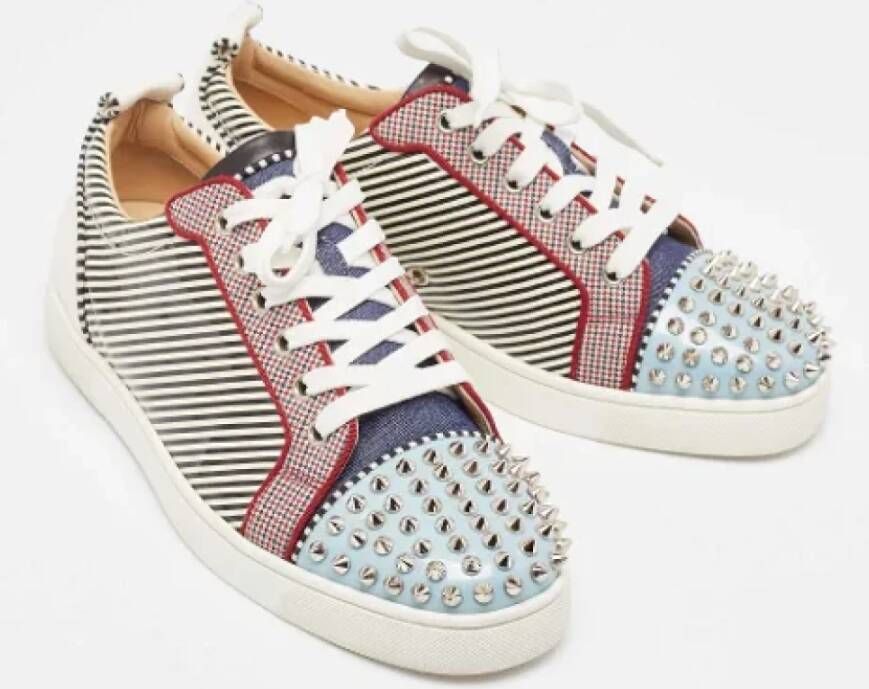 Christian Louboutin Pre-owned Leather sneakers Multicolor Heren